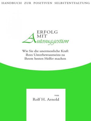 cover image of Erfolg mit Autosuggestion